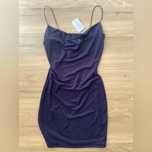 Windsor blue sparkle mini dress